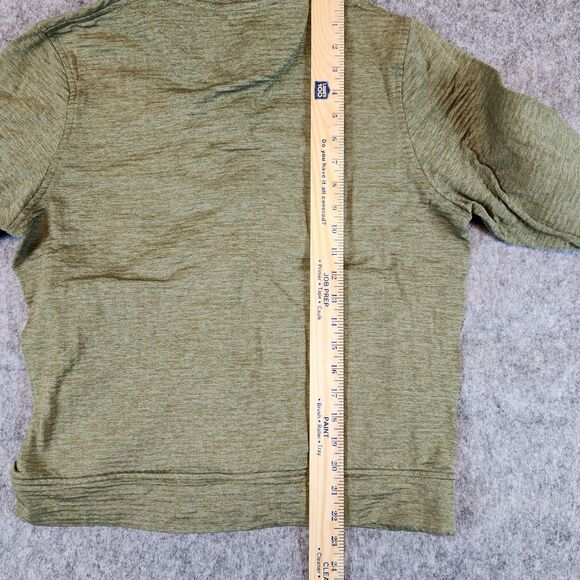 Peter Millar Apollo French Terry Hoodie Women L Green Golf Full Zip Pockets‎ - Picture 10 of 11